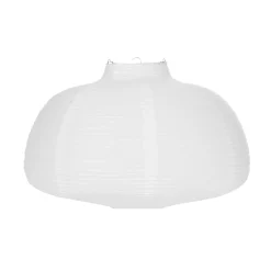 Abat-jour boule papier NUAGE coloris blanc 21,5 x 45 cm - 4MURS