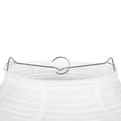 Abat-jour boule papier NUAGE coloris blanc 21,5 x 45 cm - 4MURS