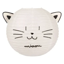 Abat-jour CHAT coloris noir 25 x 35 cm - 4MURS