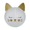 Abat-jour CHAT LOVE coloris blanc 21 x 35 cm - 4MURS