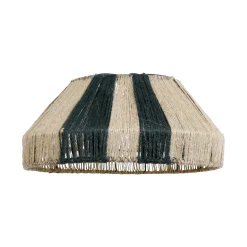 Abat-jour CHIBA coloris noir et beige 21 x 45 cm - 4MURS