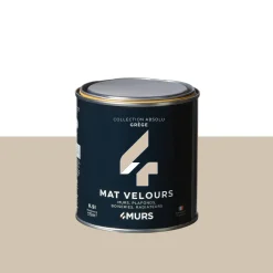 Absolu Peinture Finition Peinture grège Mat 0,5 L - 4MURS