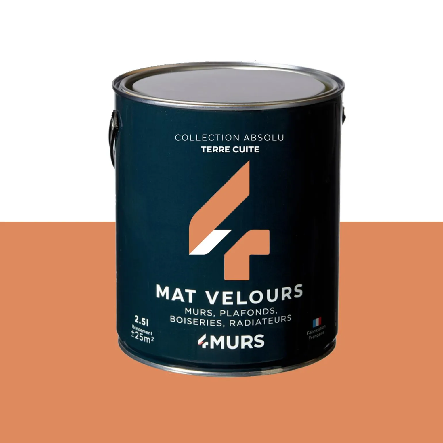Absolu Peinture Peinture terre cuite Mat 2,5 L - 4MURS