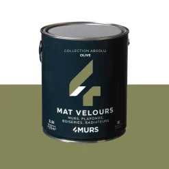 Absolu Peinture Peinture olive Mat 2,5 L - 4MURS