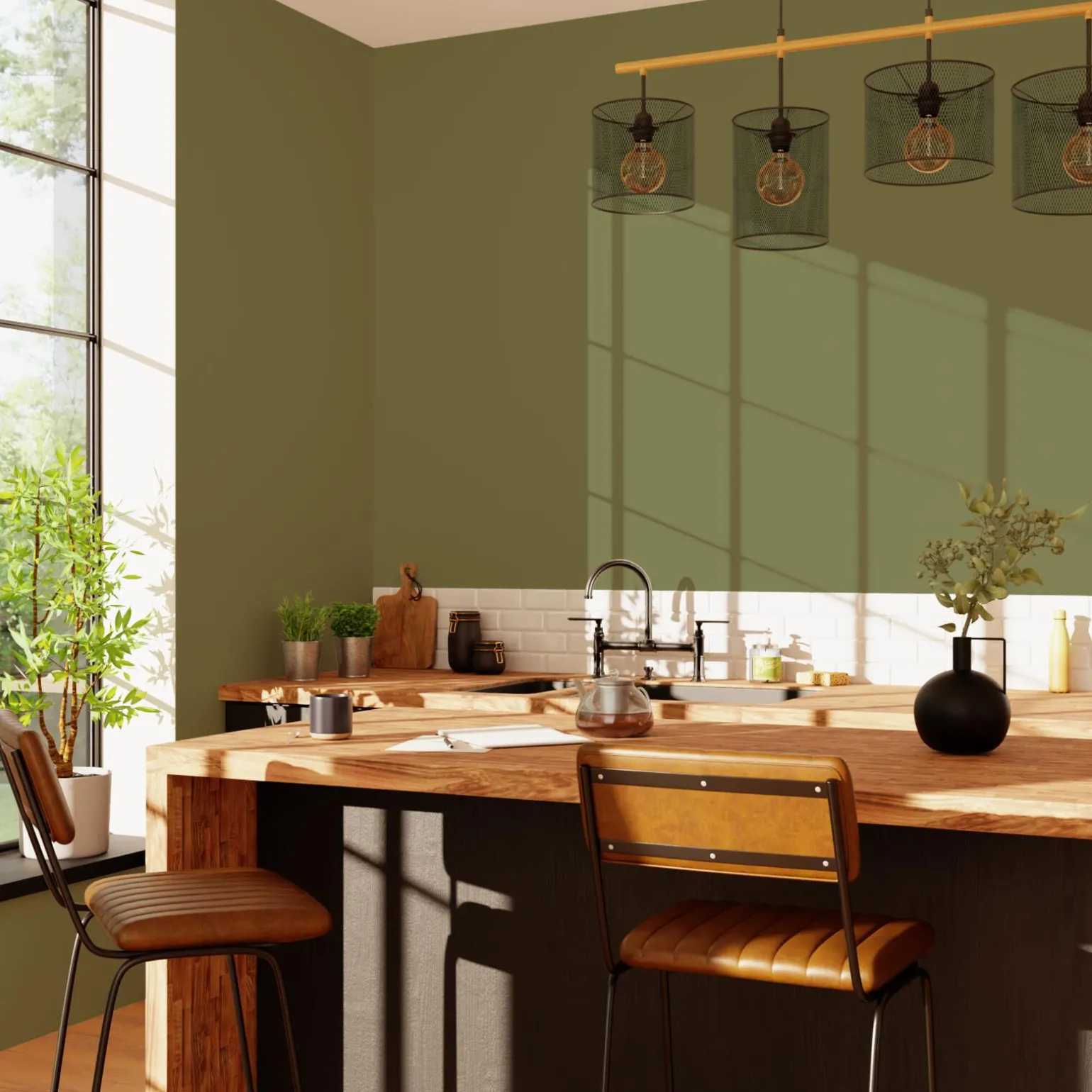 Absolu Peinture Peinture olive Mat 2,5 L - 4MURS