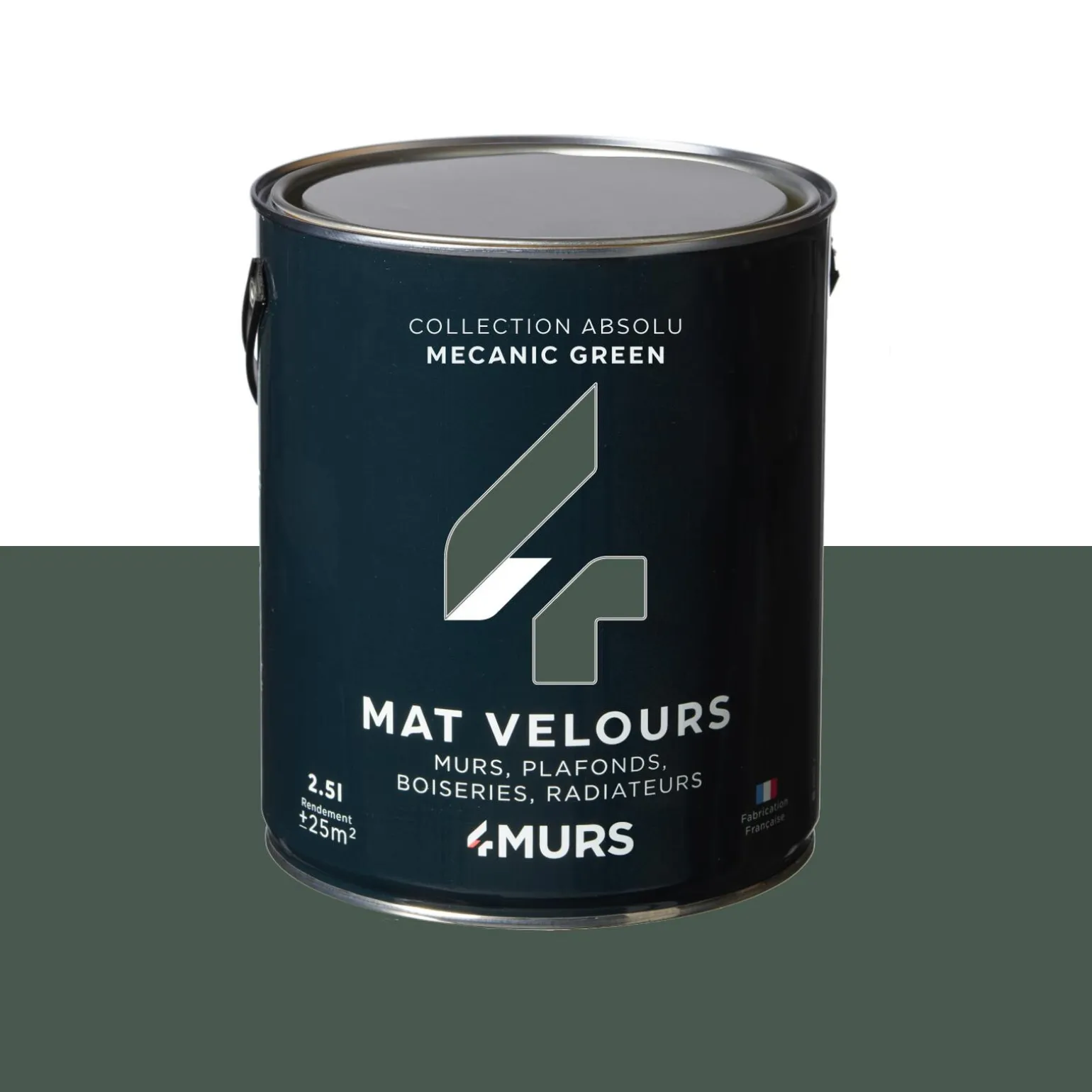 Absolu Peinture Peinture mecanic green Mat 2,5 L - 4MURS