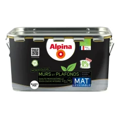 ALPINA Peinture MURS ET PLAFONDS 0% CONSERVATEURS Peinture blanc