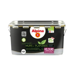 ALPINA Peinture MURS ET PLAFONDS 0% CONSERVATEURS Peinture blanc