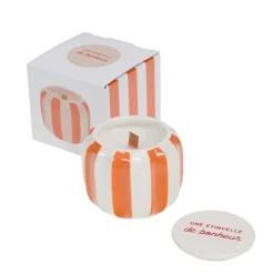 Amadeus Cades Bougie BONHEUR coloris Orange, Blanc - 4MURS