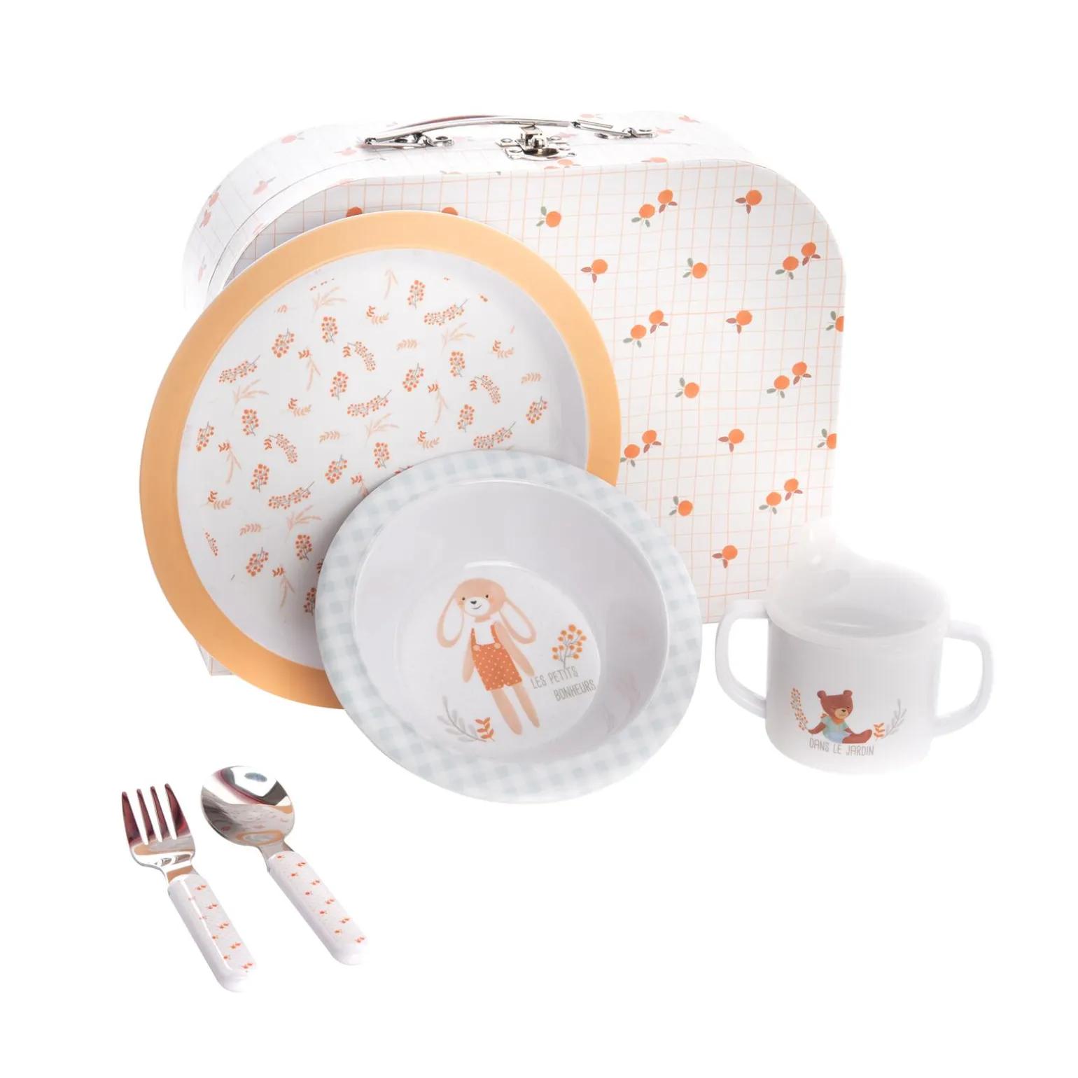 Amadeus Cades Set repas MARTIN coloris orange - 4MURS