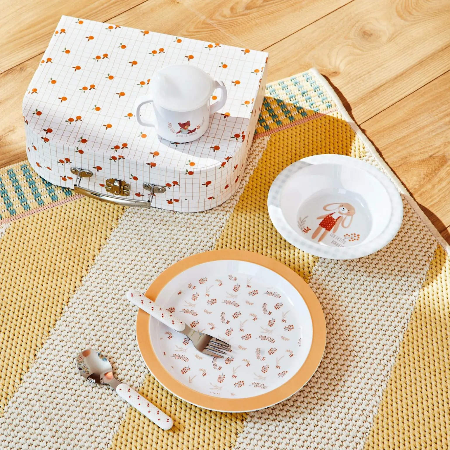 Amadeus Cades Set repas MARTIN coloris orange - 4MURS