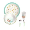 Amadeus Cades Set repas MARCEL coloris blanc / vert - 4MURS
