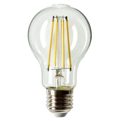 Ampoule LED FILAMENT CLAIRE 60W E27 lumière froide blanc 8 x 5 cm