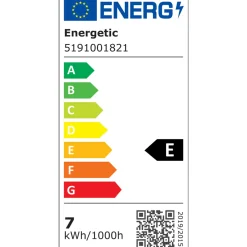 Ampoule LED MILKY 60W E27 LUMIÈRE FROIDE blanche 10 x 6 cm - 4MURS