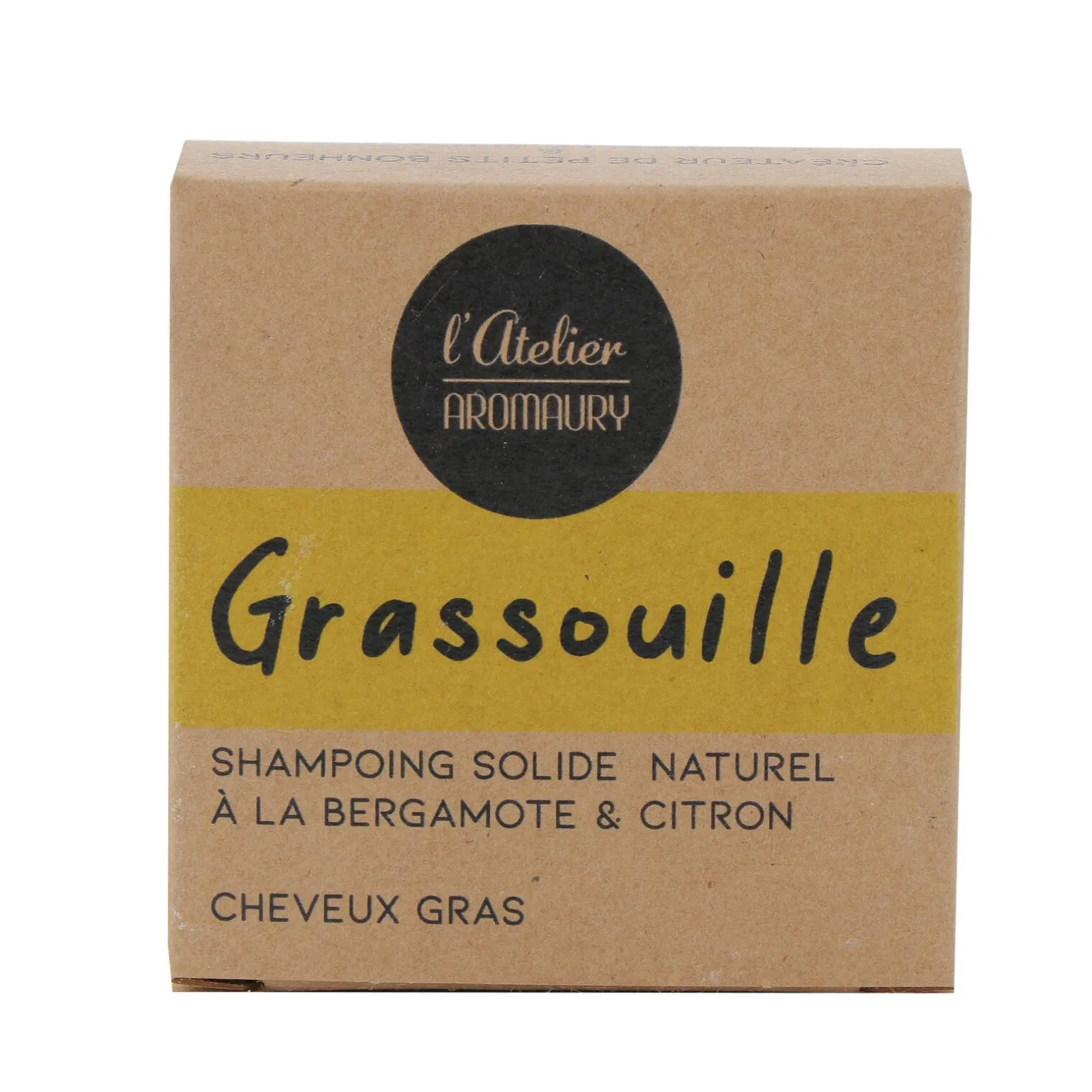 AROMAURY Shampoing GRASSOUILLE Bergamote et Citron - 4MURS
