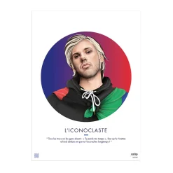 Asap Creative Studio Affiche L'ICONOCLASTE 30 x 40 cm - 4MURS