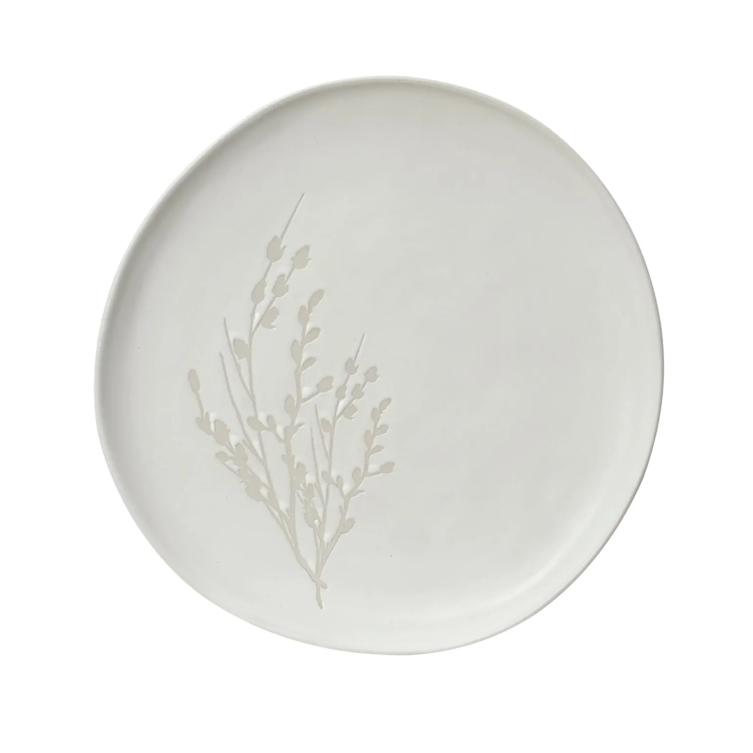 Assiette MIMOSA coloris blanc - 4MURS