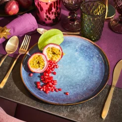 Assiette NOUKA coloris bleu vert - 4MURS