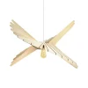 ATELIER LOUPIOTE Suspension ALBATROS bouleau 35 x 65 cm diamètre 65 cm