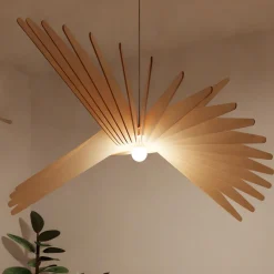 ATELIER LOUPIOTE Suspension ALBATROS bouleau 54 x 100 cm diamètre 100 cm