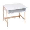 Atmosphera Bureau enfant AXEL coloris blanc - 4MURS