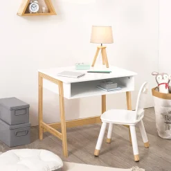Atmosphera Bureau enfant AXEL coloris blanc - 4MURS