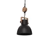 Atmosphera Suspension SILAS coloris noir 26 x 23 cm - 4MURS