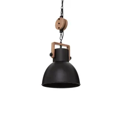 Atmosphera Suspension SILAS coloris noir 26 x 23 cm - 4MURS