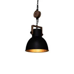 Atmosphera Suspension SILAS coloris noir 26 x 23 cm - 4MURS
