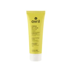 Avril Soin visage CRÈME JOUR BIO PEAUX SÈCHES ET SENSIBLES camomille et rose
