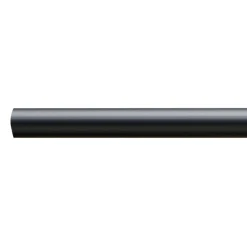 Barre à rideau ZEN noir mat diamètre barre 2,8 cm 150 cm - 4MURS