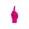 Bitten design Figurine LE DOIGT coloris rose - 4MURS