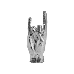 Bitten design Figurine LE DOIGT coloris argent - 4MURS