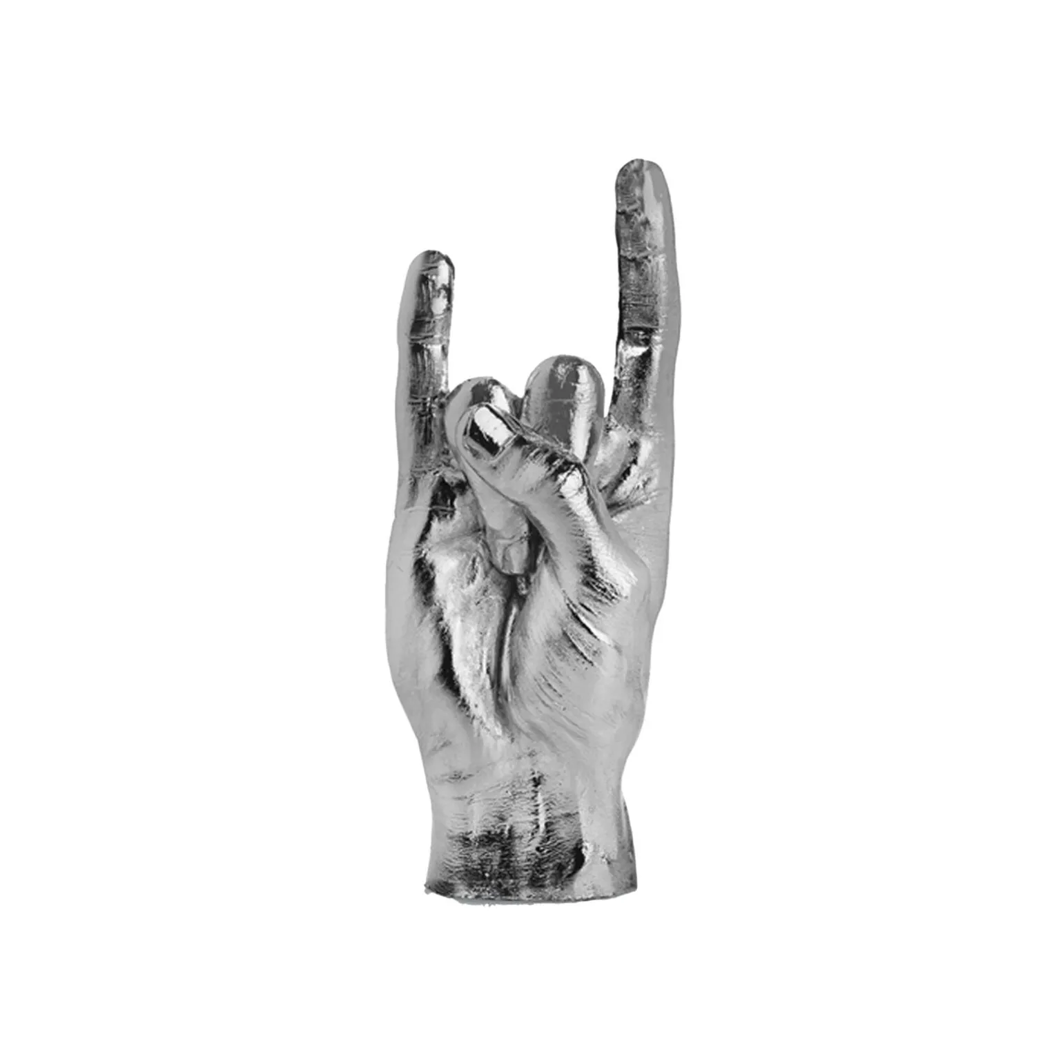 Bitten design Figurine LE DOIGT coloris argent - 4MURS