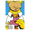 Blue Shaker Affiche HOMER 30 x 40 cm - 4MURS