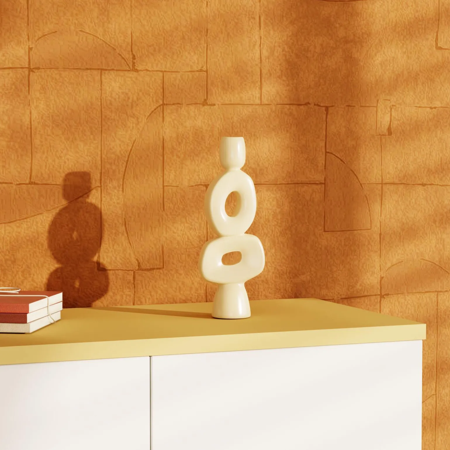 Bougeoir AROUND coloris beige - 4MURS