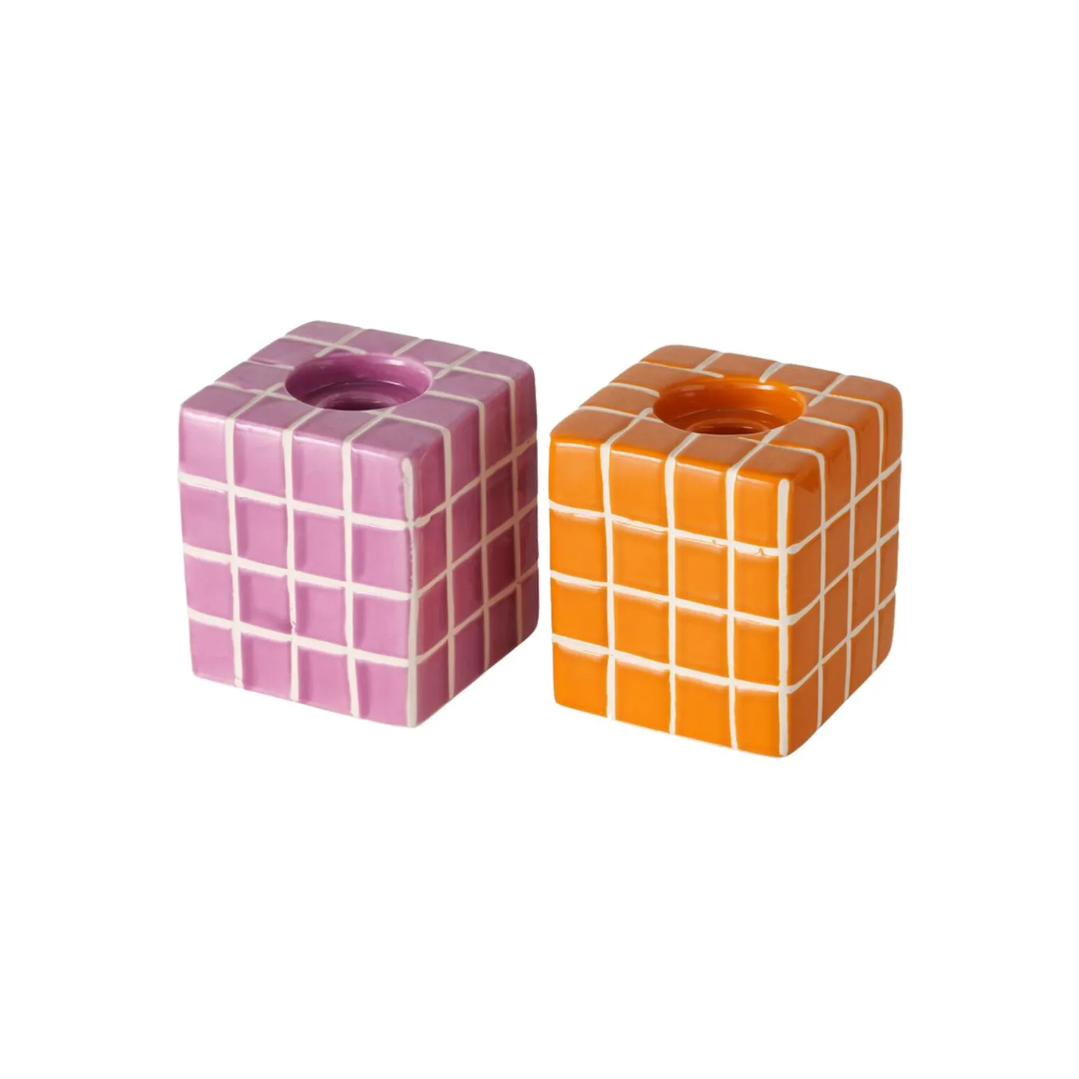 Bougeoir CUBE coloris multicolore - 4MURS