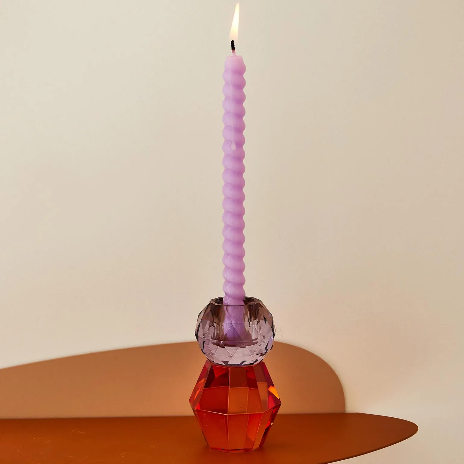 Bougeoir KOLLONI coloris Orange, violet, rose - 4MURS