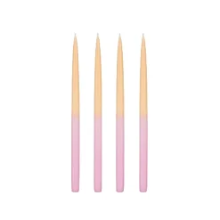 Bougie DIP-DYE coloris rose pêche - 4MURS