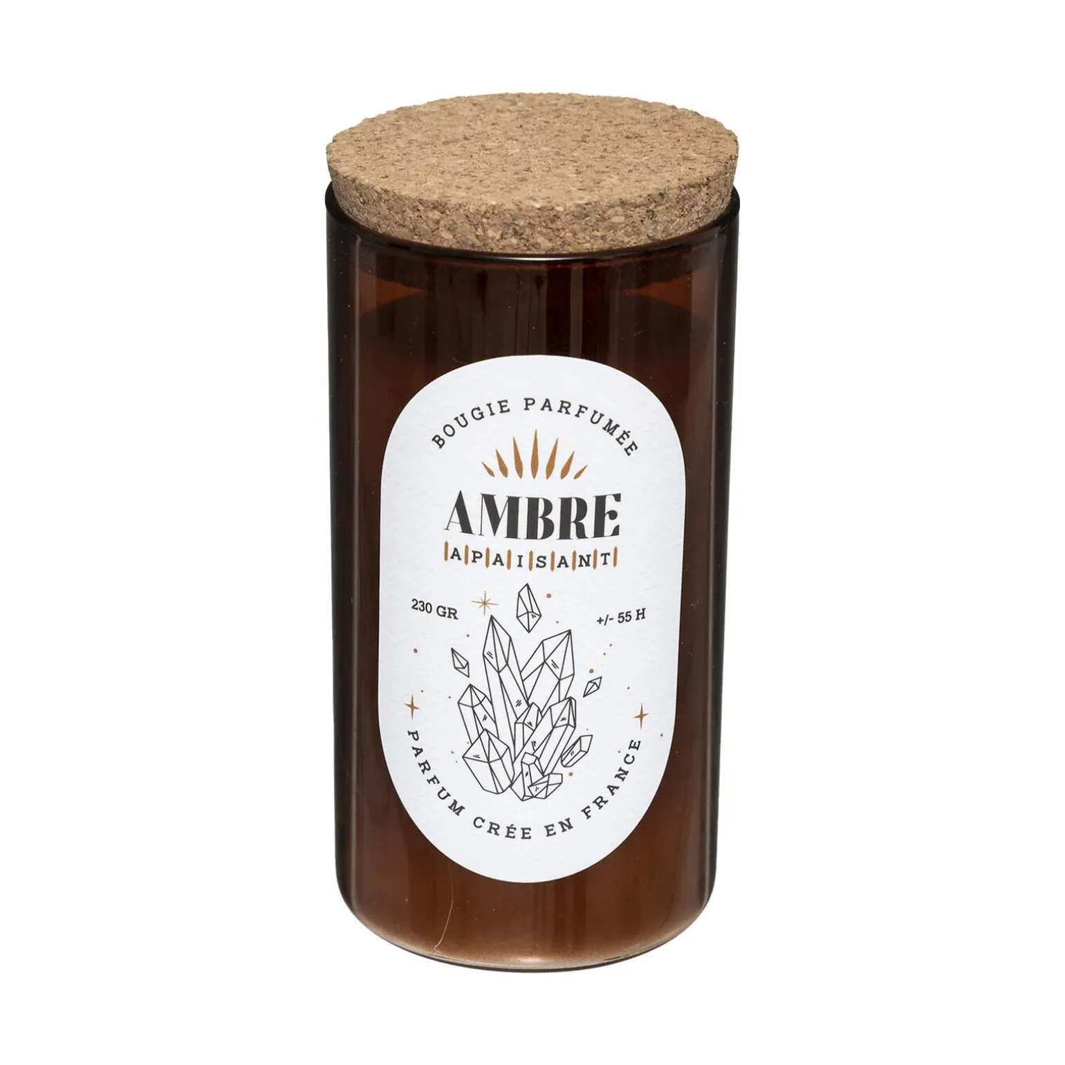 Bougie parfumée SÉLINI Ambre diamètre 6,5 cm - 4MURS