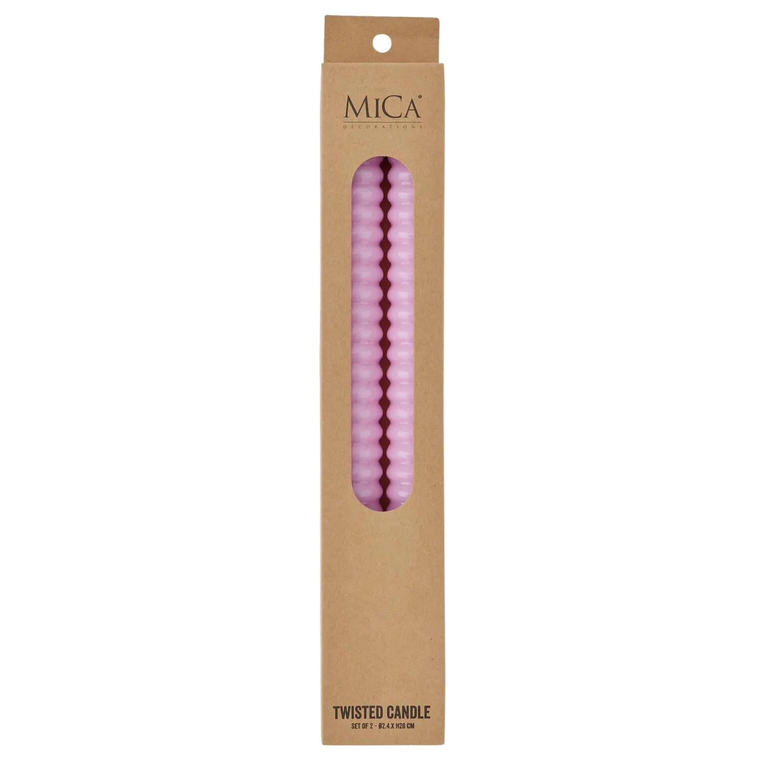 Bougie TWIST coloris rose - 4MURS