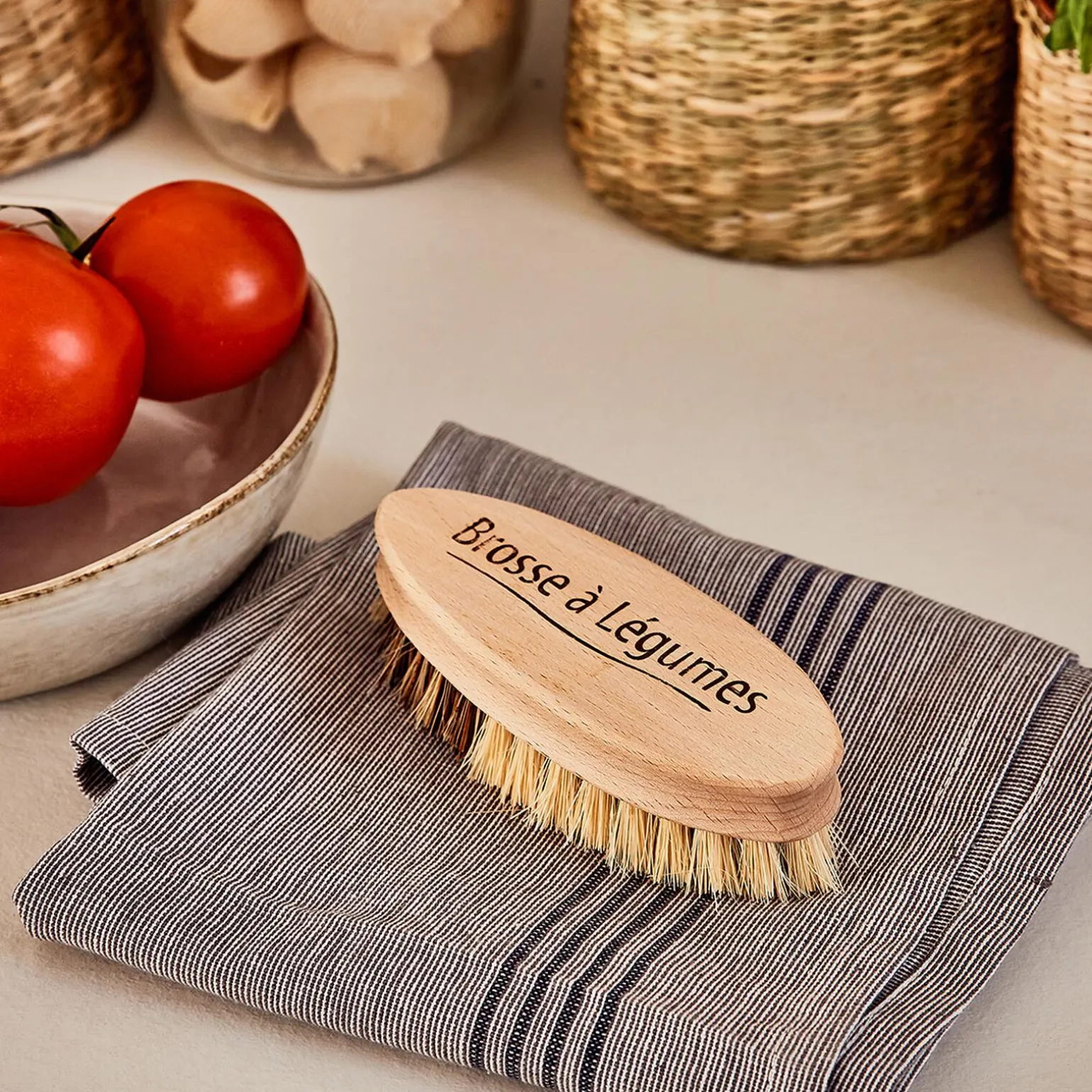 Bürstenhaus Redecker Brosse à récurer BROSSE À LEGUMES brun - 4MURS