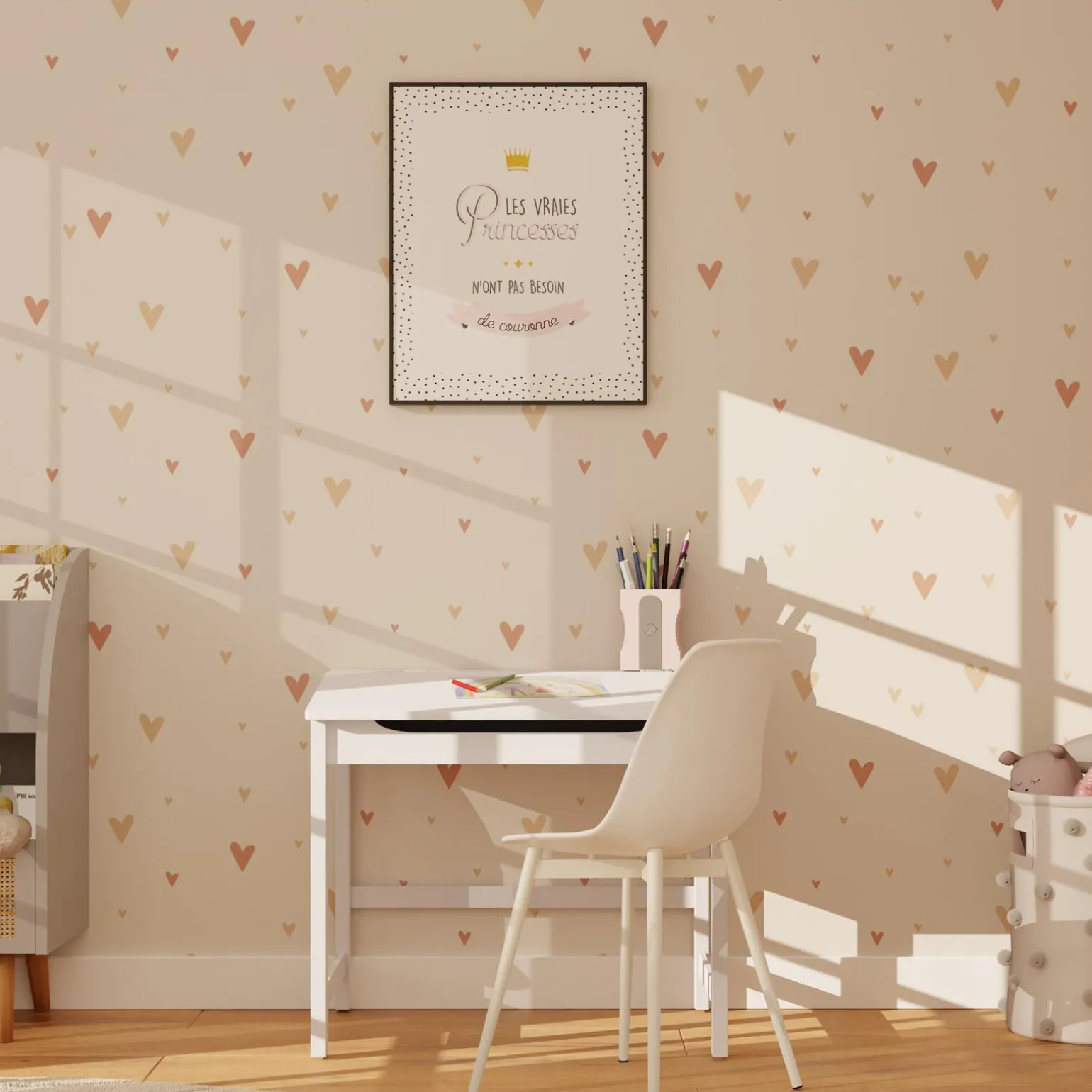 Bureau enfant JULES coloris blanc - 4MURS