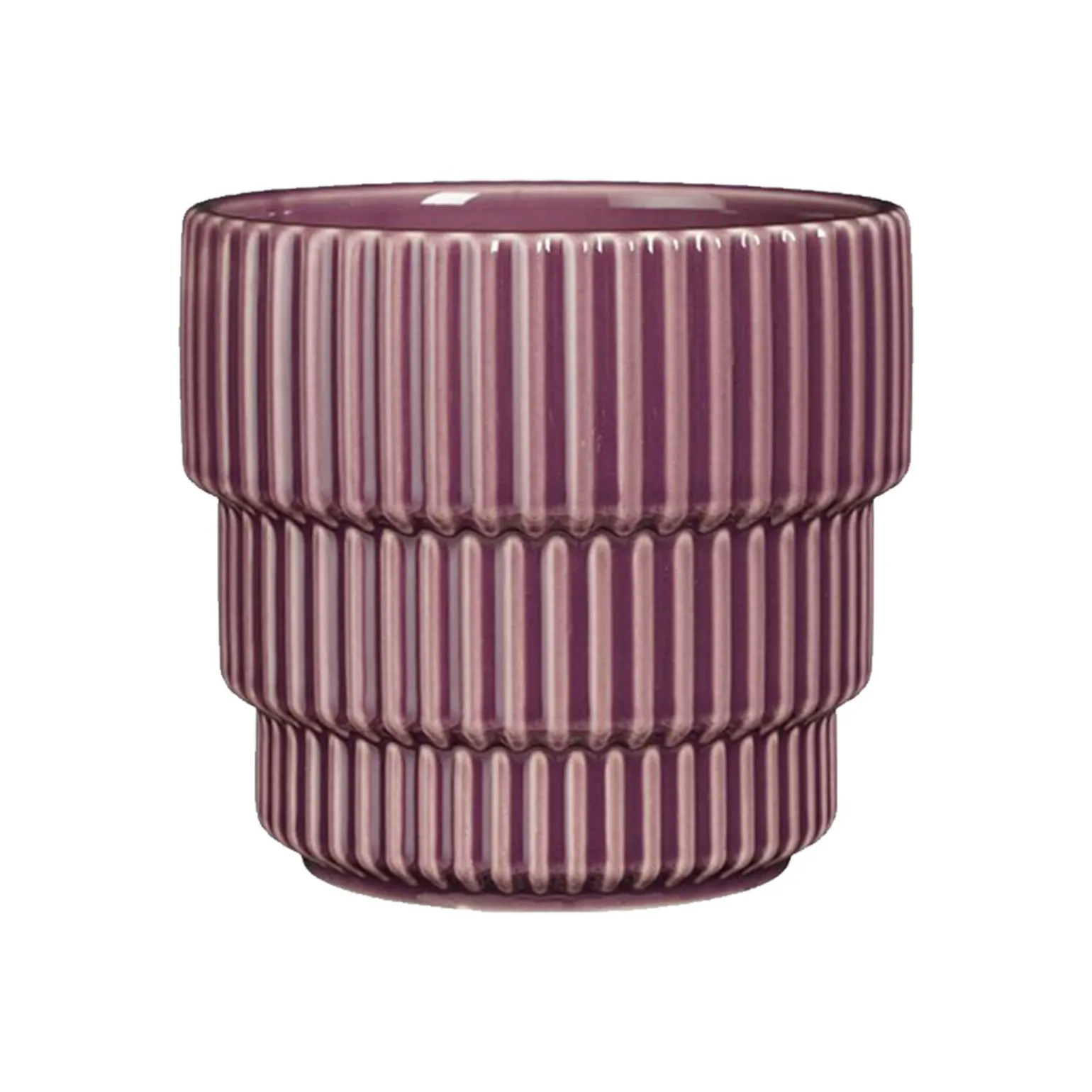 Cache-pot CELLA coloris mauve - 4MURS