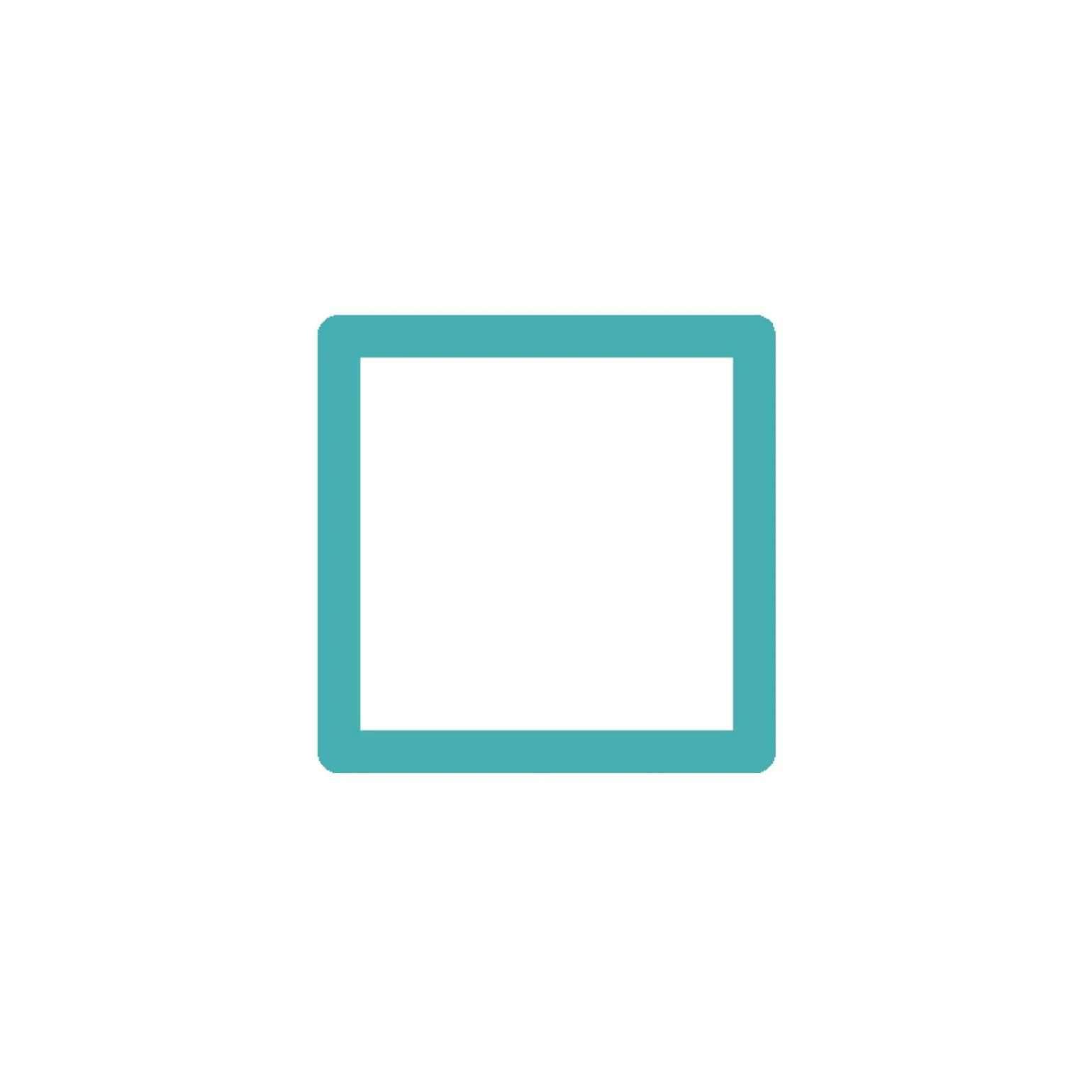 Cadre photo SLIMPYX 10 x 10 cm turquoise - 4MURS