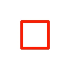 Cadre photo SLIMPYX 10 x 10 cm orange slimpyx - 4MURS