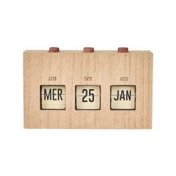 Calendrier FLIP FLAP coloris beige - 4MURS