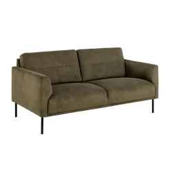 Canapé GRAHAM coloris vert olive 2 places - 4MURS