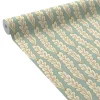 Caselio Papier peint intissé OLÉA vert de gris et doré - 4MURS