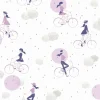 Caselio Papier peint intissé GIRL IN THE SKY coloris mauve - 4MURS